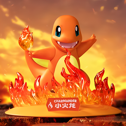 Pokemon | Iniciais de Kanto (Charmander, Bulbasaur e Squirtle) - Action Figure