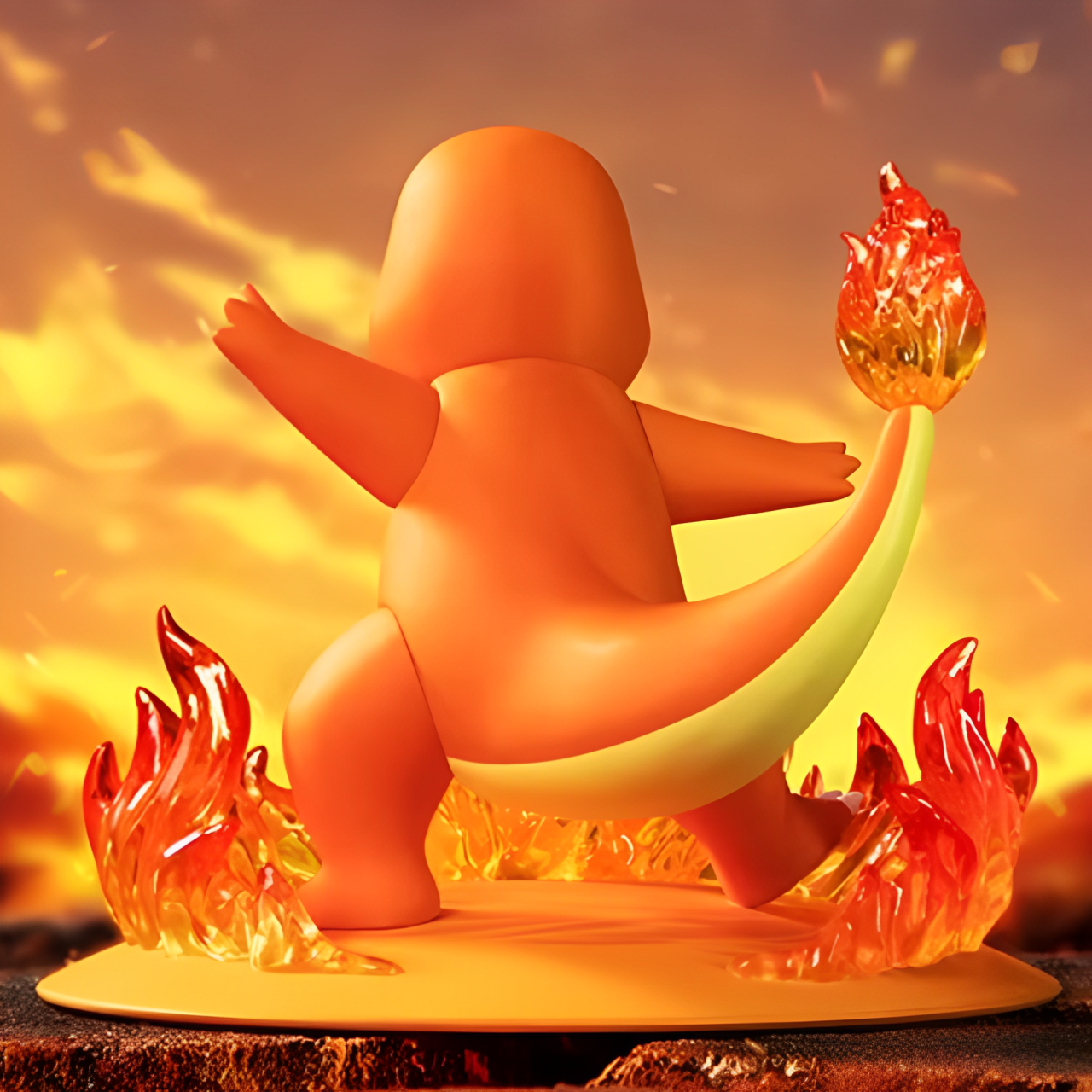 Pokemon | Iniciais de Kanto (Charmander, Bulbasaur e Squirtle) - Action Figure