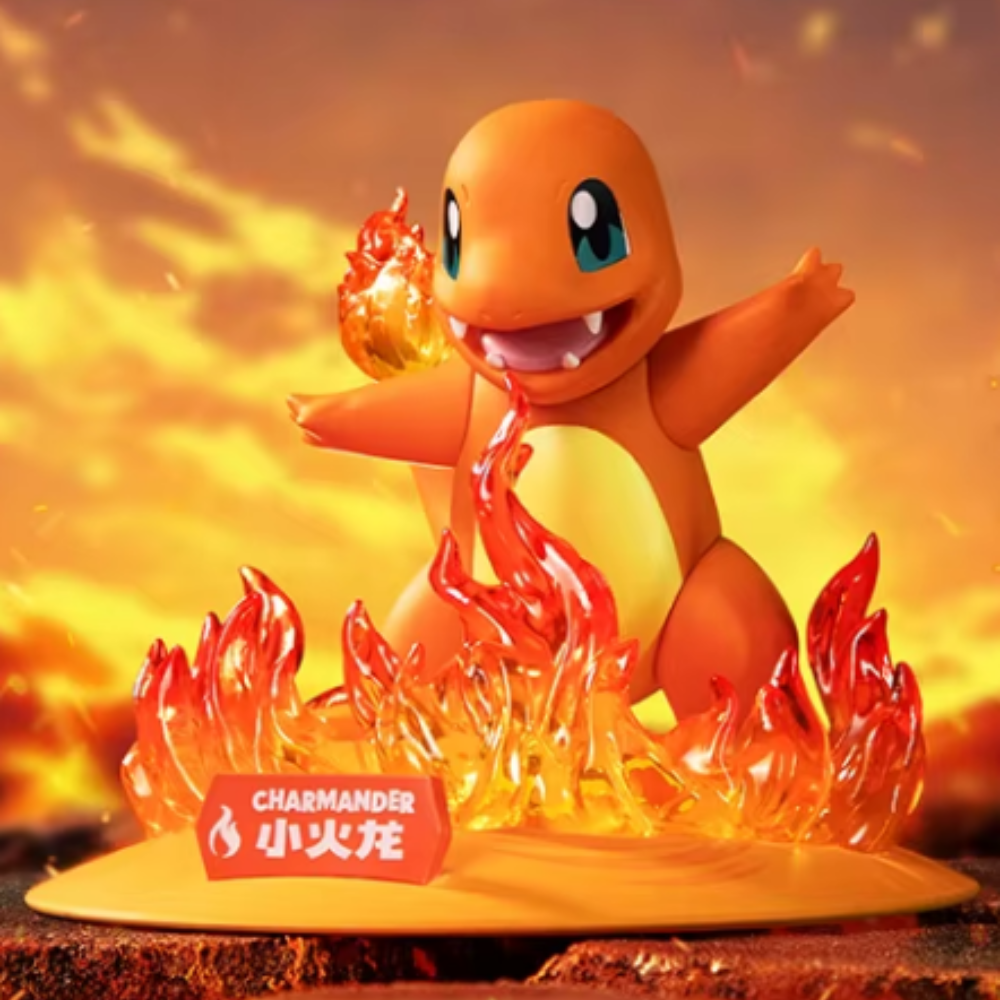 Pokemon | Iniciais de Kanto (Charmander, Bulbasaur e Squirtle) - Action Figure